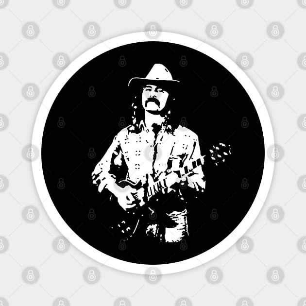 Vintage Dickey betts Magnet by danterjad